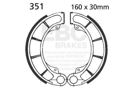Ebc Powersports 351 EBC FA-SFA-X Brake Pads