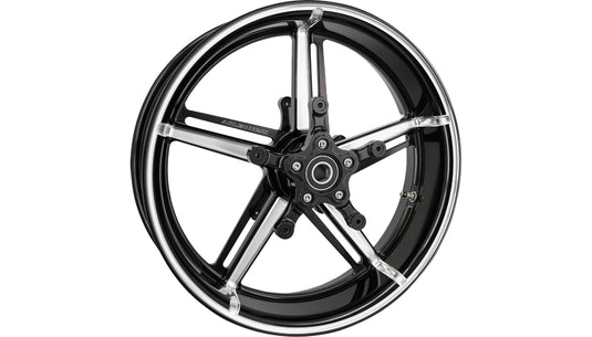 Arlen Ness 91-652 Fat Factory Forged Front Wheel - 18in. x 5.5in. - Black