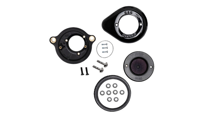 S&S Cycle 170-0718A Air Stinger Stealth Air Cleaner Kit -  Gloss Black