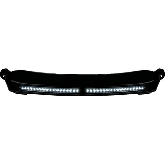 Custom Dynamics CD-RG-CV-W-B DRL Center Windshield Trims - Gloss Black