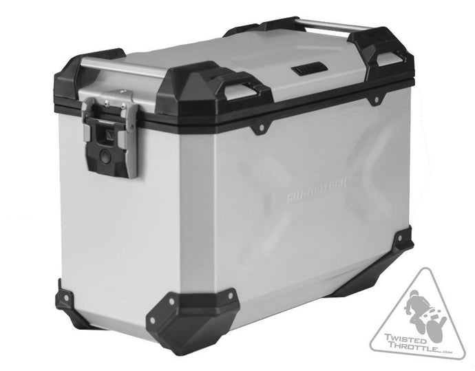 Sw-Motech ALK.00.733.10000L/S Trax Adventure 45 Liter ALU-BOX Side Case - Left - Silver
