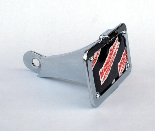 Accutronix LPF108HV-C Side-Mount License Plate - Chrome