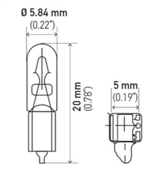 Hella 2721 HELLA Miniature Bulb