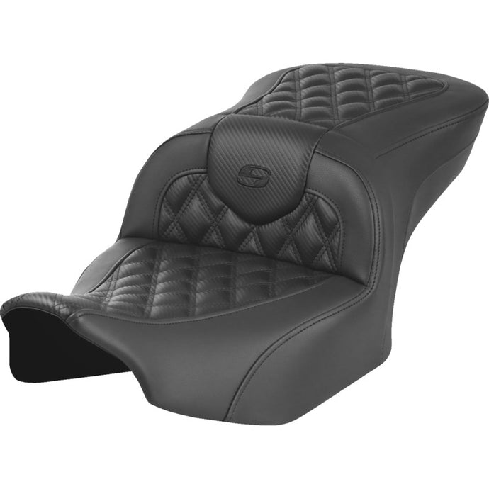 Saddlemen 823-07-20600 Roadsofa CF LS Seat without Backrest - Black Stitching