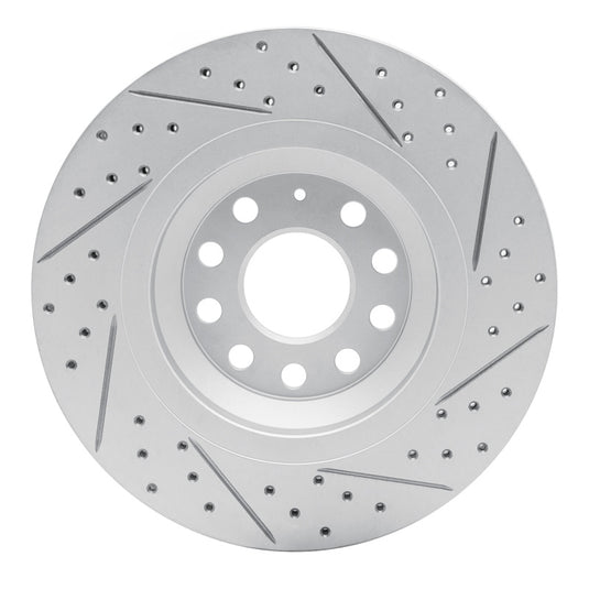 R1 Concepts 830-74030L RNC Geo-Carbon Rotor - Drill & Slot