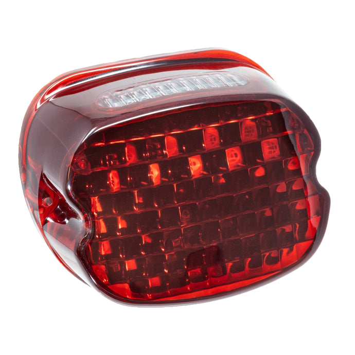 Letric Lighting Co. LLC-STL-R Slantback LED Taillight with Top Tag Window - Red