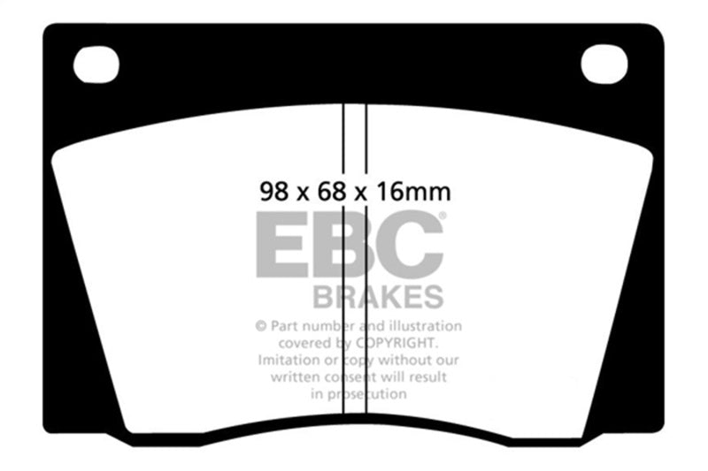 Load image into Gallery viewer, Ebc DP4108R EBC Yellowstuff Brake Pad Sets
