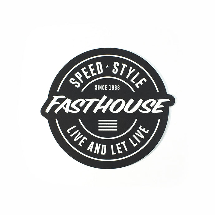 Fasthouse 3290-0609-00 Let Live Sticker