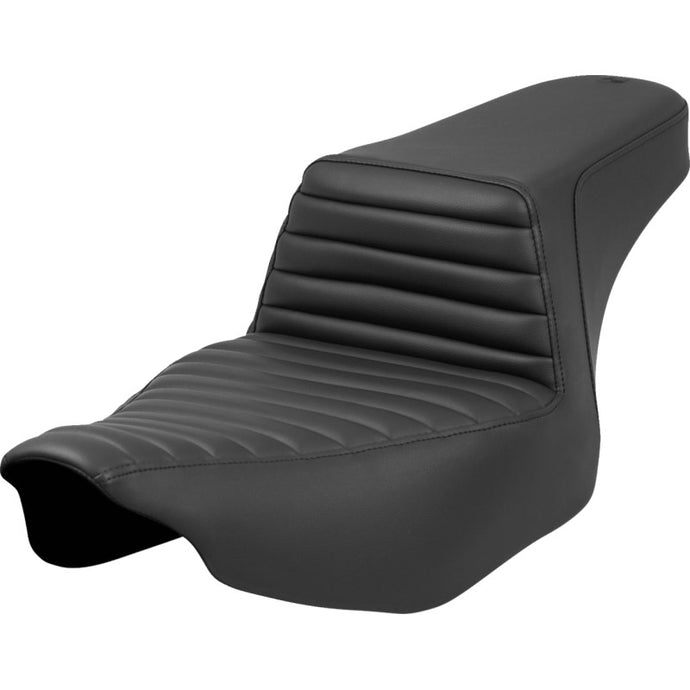 Saddlemen 823-07-171 Step-Up TR Seat - Black - Black Stitching