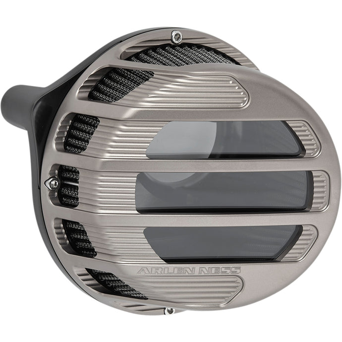 Arlen Ness 81-314 Sidekick Air Cleaner -Titanium Anodized