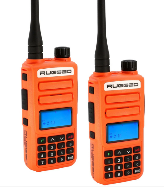 Rugged Radios GMR2-PLUS-2-PACK-ORN RGD Two-Way handheld Radios