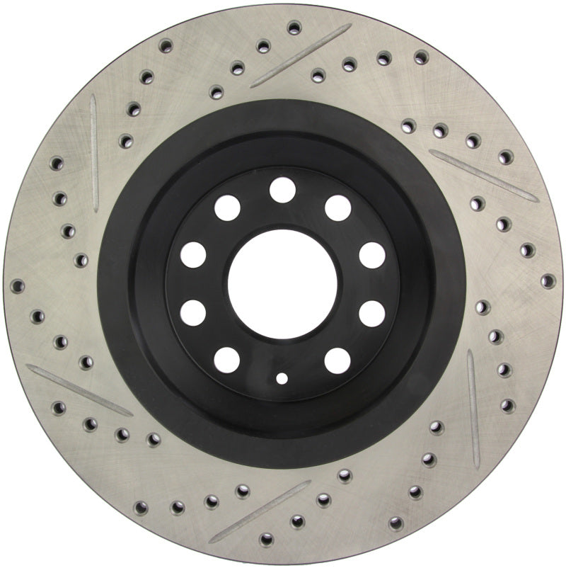 Load image into Gallery viewer, Stoptech 127.33113L ST Slot &amp; Drill Brake Rotors
