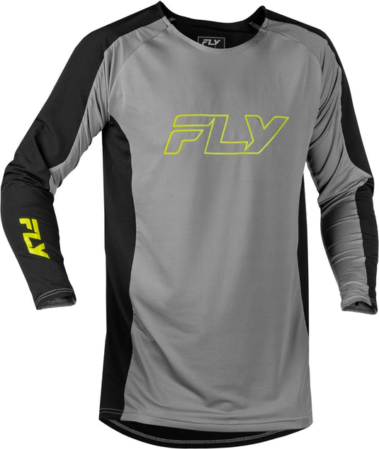 Fly Racing Patrol Elite Jersey (Small, Gray/Black/Hi-Vis)