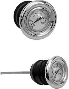 Harddrive 122051 White Face Oil Dipstick with Temp Gauge