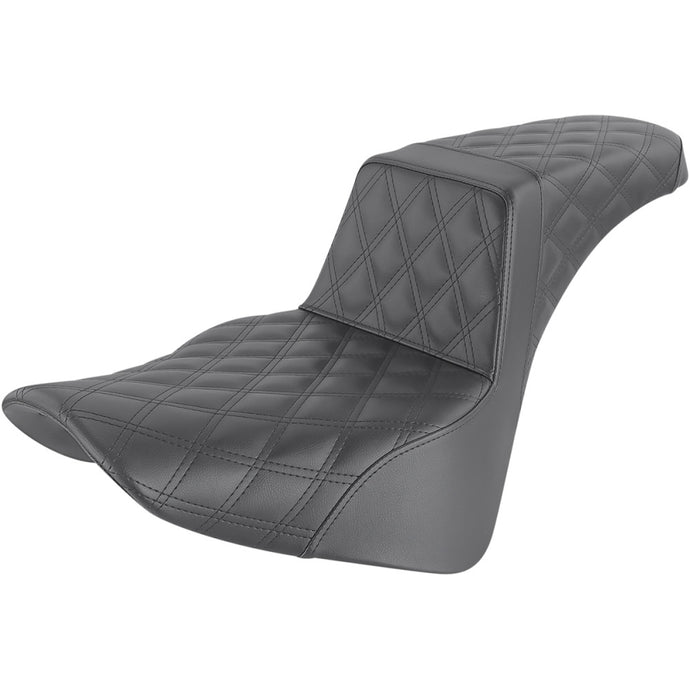 Saddlemen 818-33-175 LS Full Step-Up Seat - Black