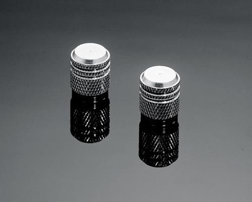 Highway Hawk HH-01-124 Valve Stem Covers - Pan Head - Silver