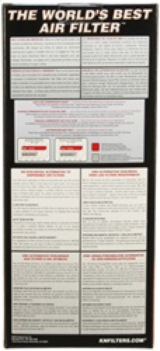 K&N Engineering E-1999 KN Drop in Air Filters