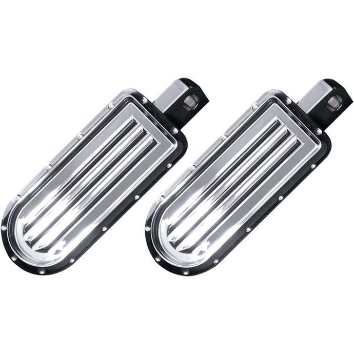 Covingtons C1243-C Dimpled Footpeg - Gloss Black Powdercoat