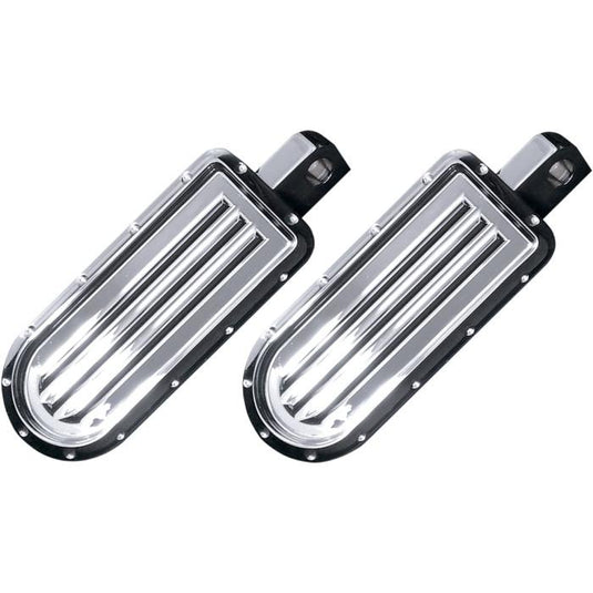 Covingtons C1243-C Dimpled Footpeg - Gloss Black Powdercoat