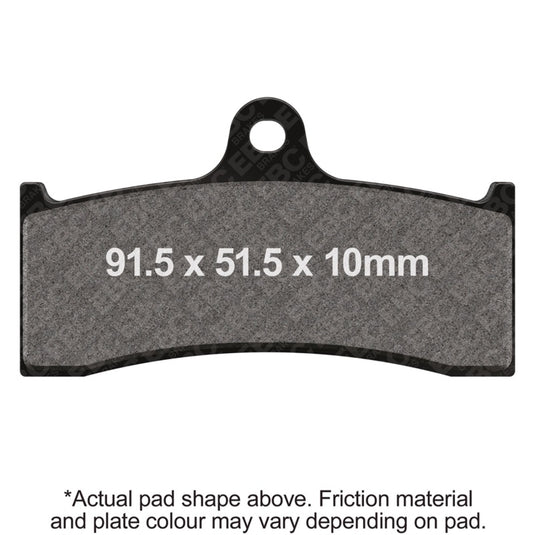 Ebc Powersports FA249 EBC Organic Brake Pads