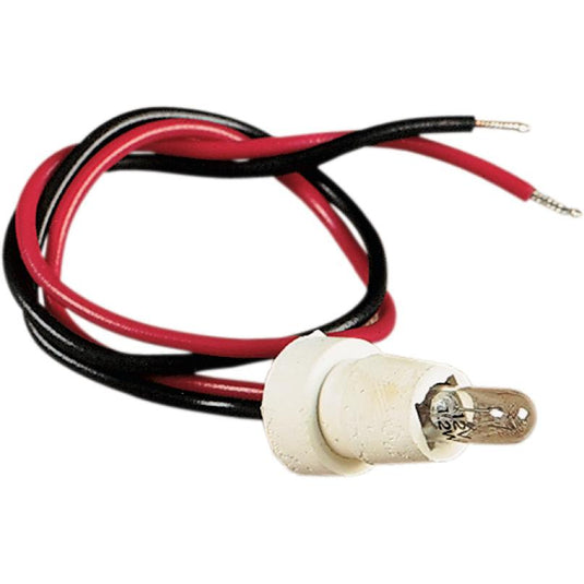 Drag Specialties DS-243804 Replacement Rubber Push-in Socket/Bulb Assembly for Mini Speedo and Tach
