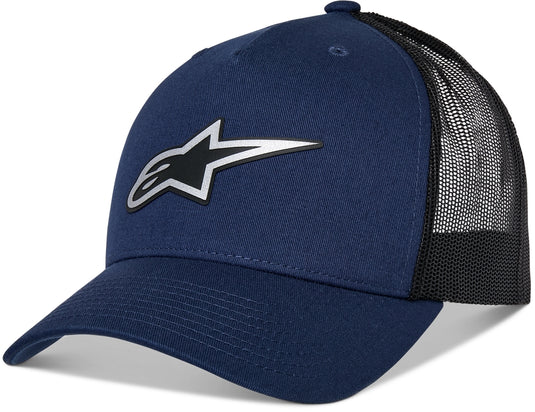 Alpinestars Reflect Ageless Trucker Hat (One Size Fits Most, Navy/Black)