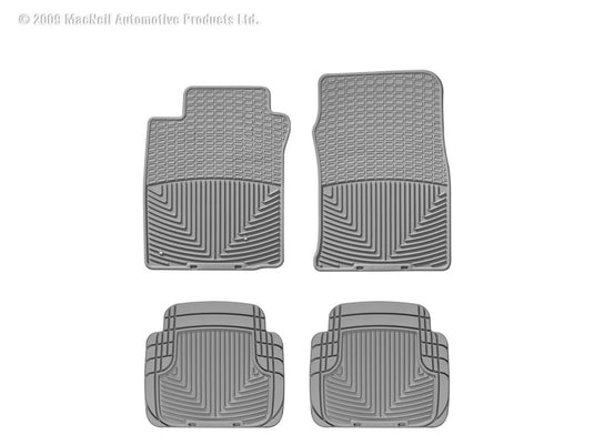 Weathertech W39GR-W50GR WT Rubber Mats - Front - Grey