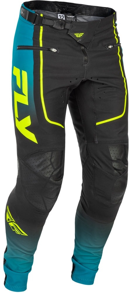 Fly Racing Rayce Bicycle Pants (32, Teal/Black/Lime)