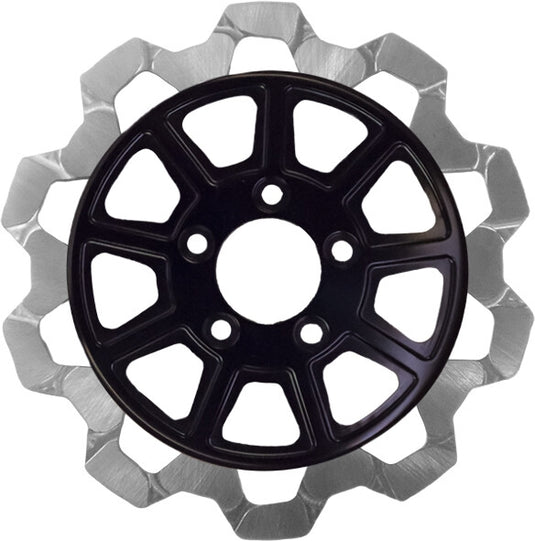 Lyndall Racing Brakes 4002-1133 Bow Tie 9 Spoke Rotor - 11.5in. - Silver