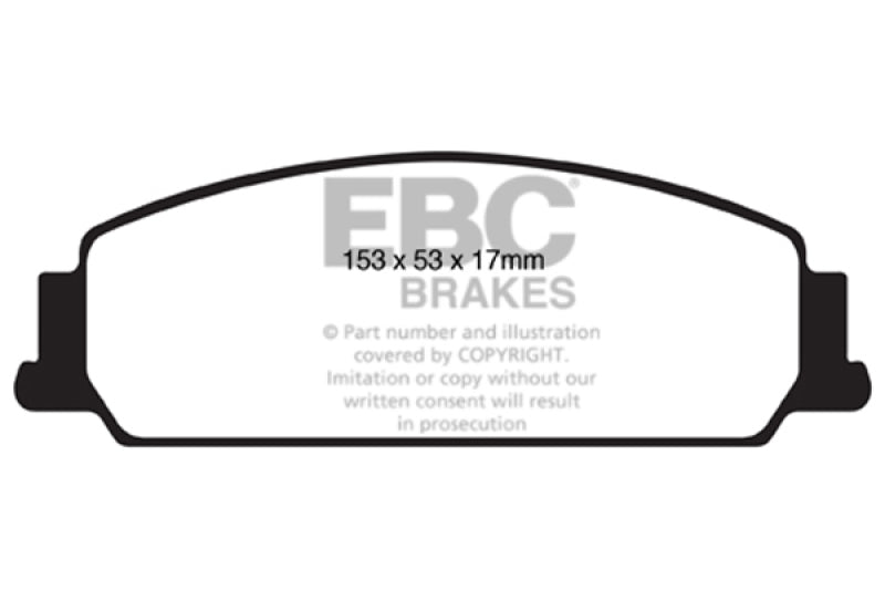 Load image into Gallery viewer, Ebc DP41833R EBC Yellowstuff Brake Pad Sets
