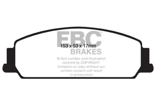 Ebc DP41833R EBC Yellowstuff Brake Pad Sets