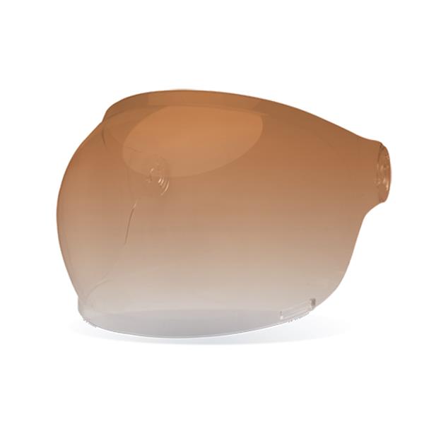 Bell Helmets Bubble Shield for Bullitt Helmets - Amber Gradient/Black Tab