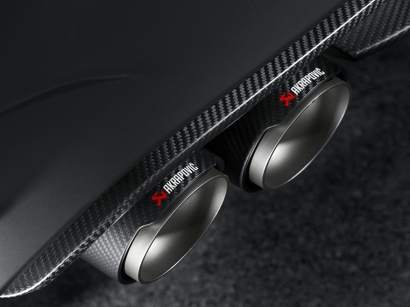 Load image into Gallery viewer, Akrapovic TP-CT/26 AKR Tail Pipe Set - Carbon
