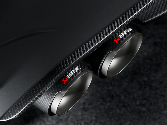Akrapovic TP-CT/26 AKR Tail Pipe Set - Carbon