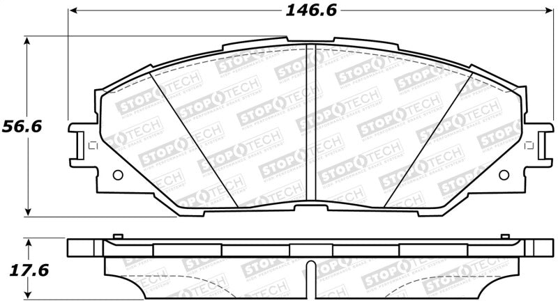Load image into Gallery viewer, Stoptech 308.12110 ST Street Brake Pads
