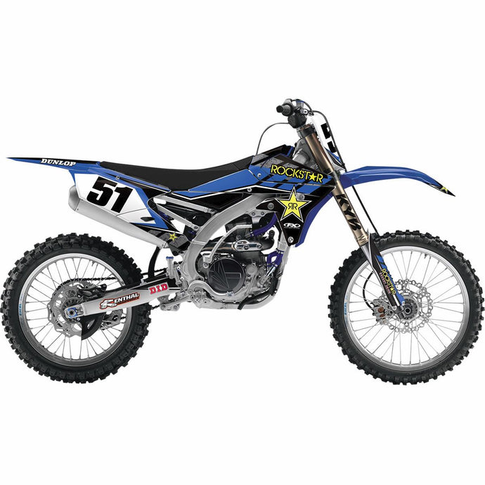 Factory Effex 19-14218 Rockstar 2016 Shroud Graphics Kit - Blue