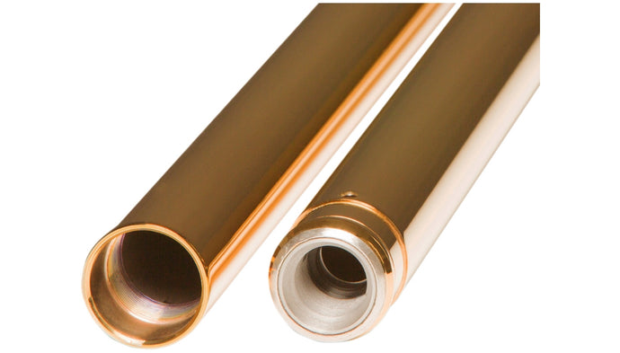 Custom Cycle 710006 49mm Gold Fork Tubes - 23.75in.