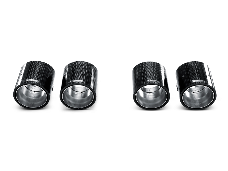 Load image into Gallery viewer, Akrapovic TP-CT/3 AKR Tail Pipe Set - Carbon
