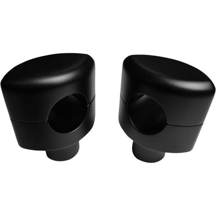 La Choppers LA-7406-01M Hefty Smooth Riser for 1-1/4in. Handlebar - 1-1/2in. Tall - Black