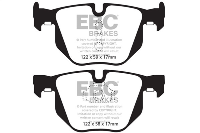 Load image into Gallery viewer, Ebc DP42009R EBC Yellowstuff Brake Pad Sets
