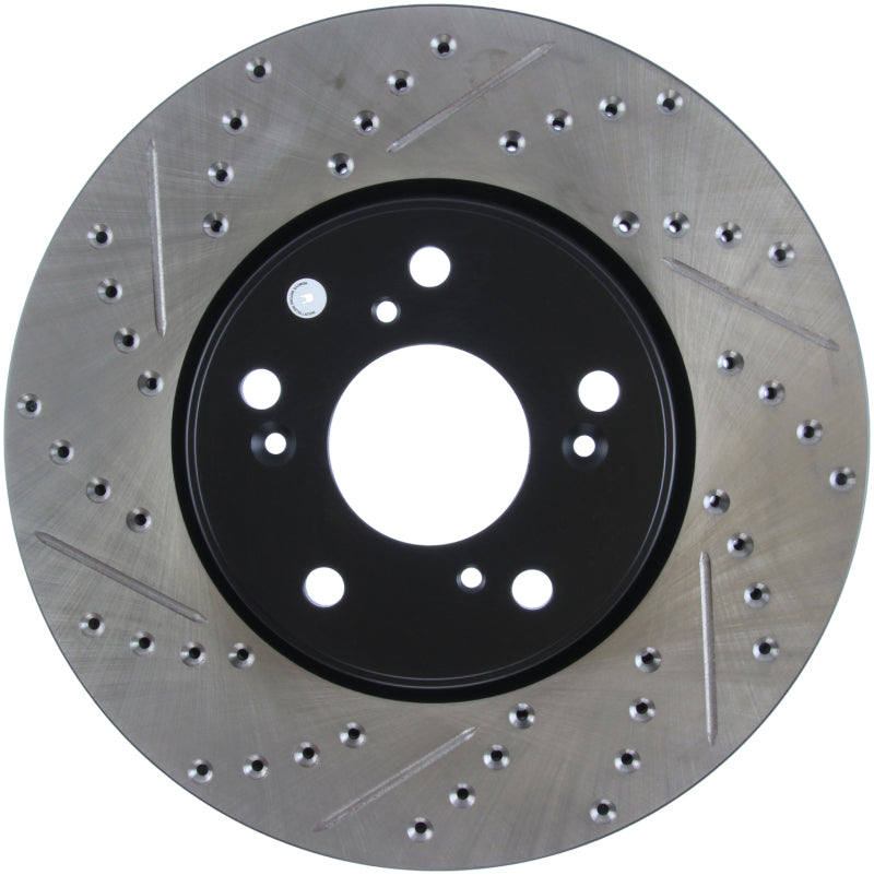 Load image into Gallery viewer, Stoptech 127.40086R ST Slot &amp; Drill Brake Rotors
