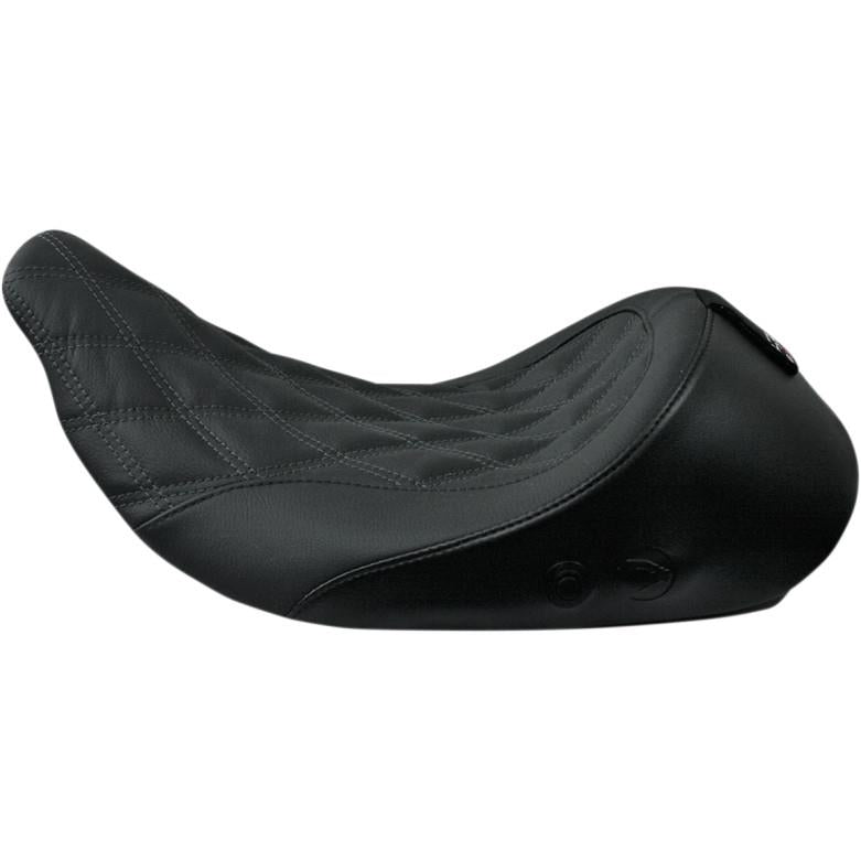 Danny Gray 21-418DIAAIR Airhawk Bigseat Backrest Solo Seat - Double Diamond Stitch with Charcoal Gray Thread