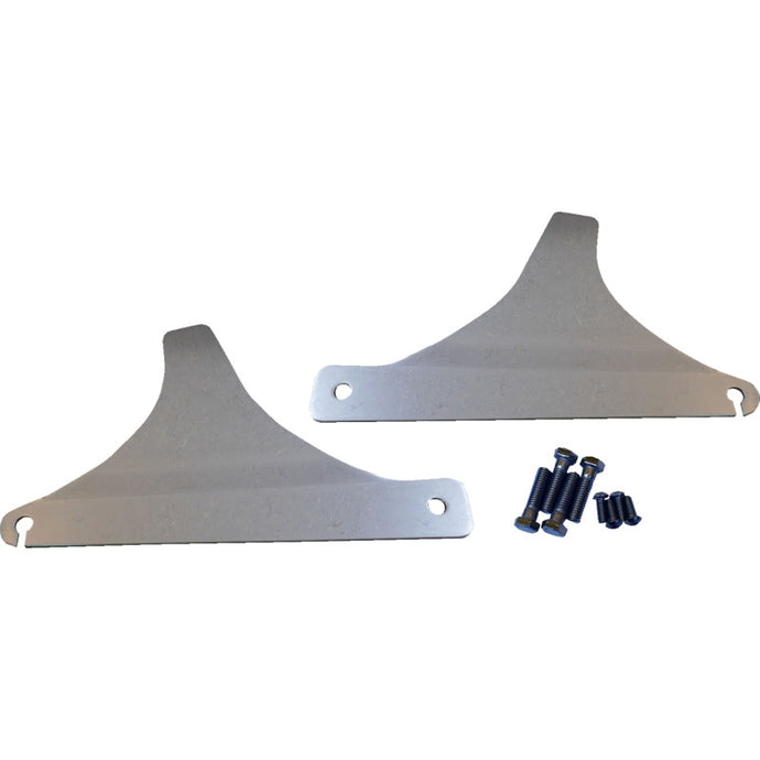 Drag Specialties 1504-0116 Sissy Bar Side Plates - Chrome