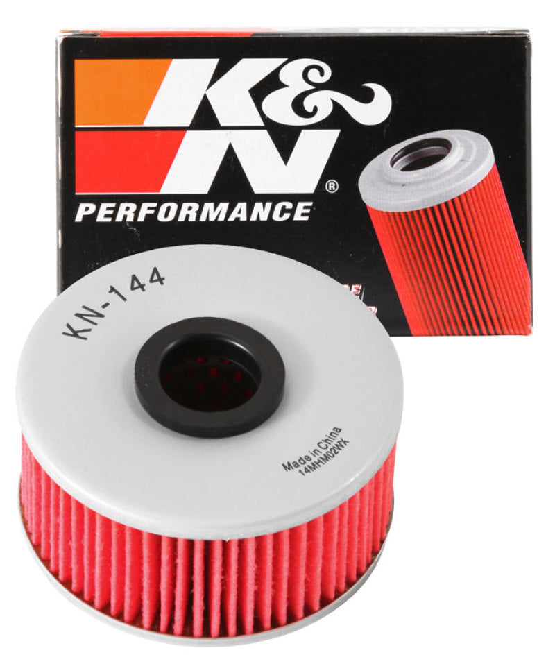Load image into Gallery viewer, K&amp;N Engineering KN-144 KN Motorcycle Oil Filters
