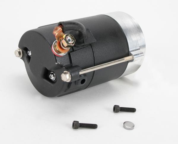 Drag Specialties 80-1005 High-Performance Starter Motor (Hitachi) - 1.4kW - Black