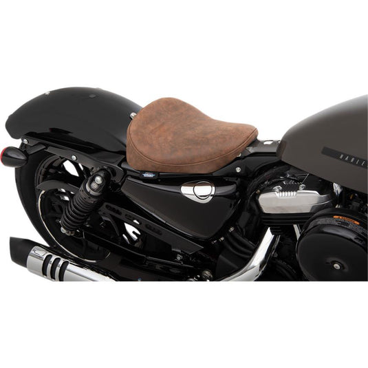 Drag Specialties 0804-0742 Bobber-Style Solo Seat - Distressed Brown Leather