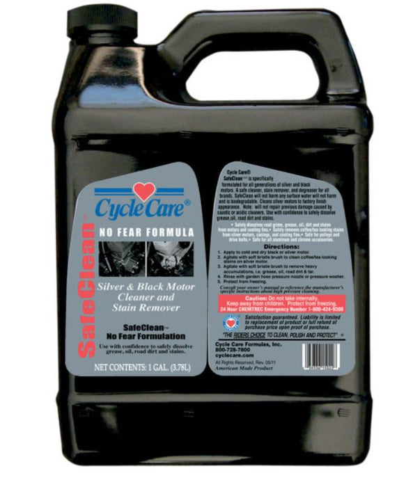 Cycle Care Formulas 15128 Safe Clean Silver and Black Engine Cleaner - 1 gal.