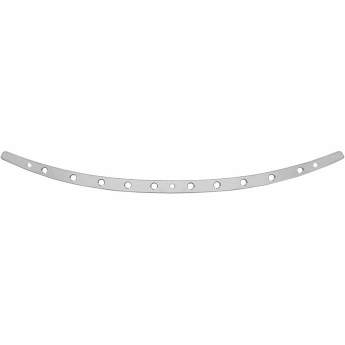 Memphis Shades MEM0976 Stainless Steel Holes Windshield Trim - Polished