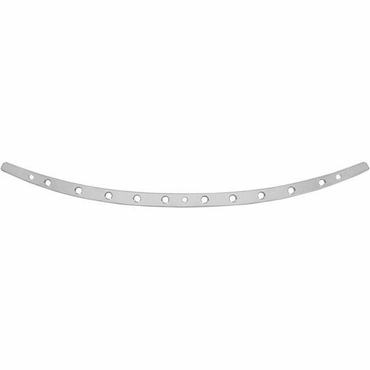 Memphis Shades MEM0947 Stainless Steel Holes Windshield Trim - Polished