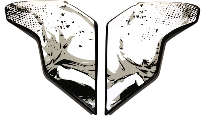 Icon Side Plate for Airflite Helmet - Skull18 Black